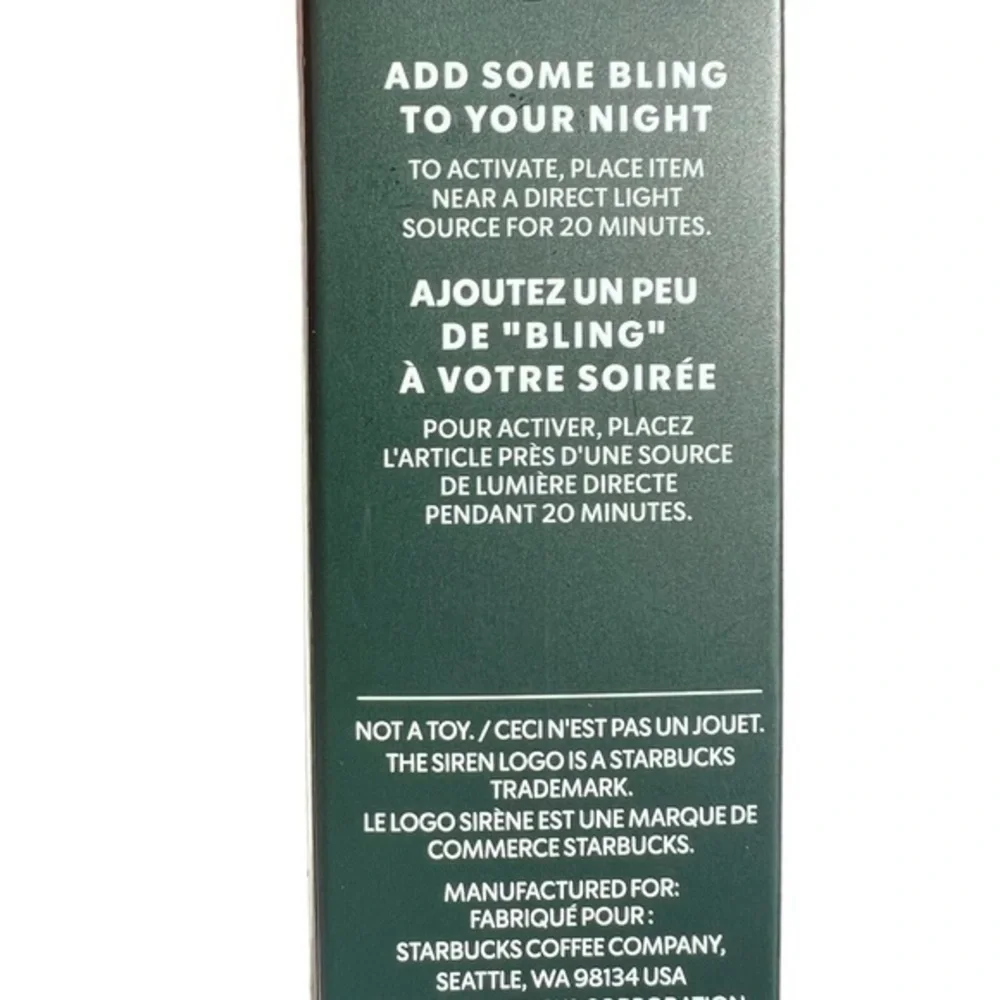 Starbucks Glow in The dark Keychain 2022